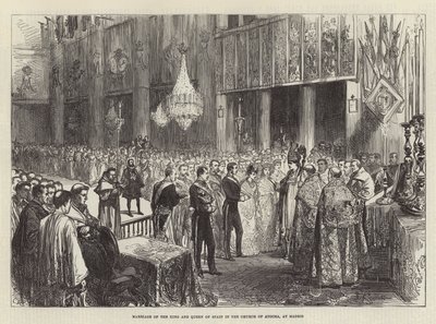 Mariage du roi et de la reine d